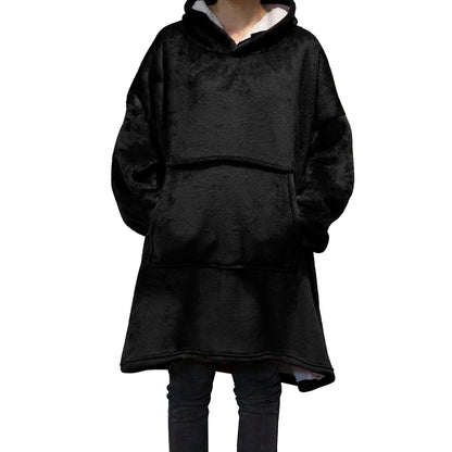 Women Oversized Hoodie Blanket with Sleeves Warm Hoodies Sweatshirts Giant Soft Wearable Blanket Hoodies Women Casaco Feminino